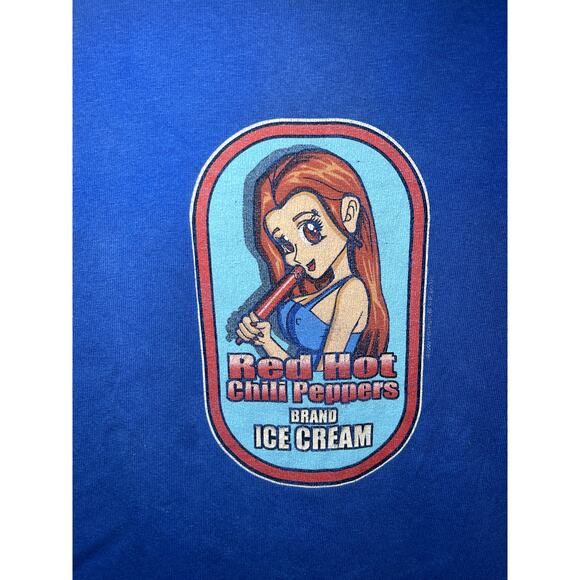 Vintage 2000 Red hot Chili Peppers Hook ups skate band t shirt mens size Large - Picture 2 of 8
